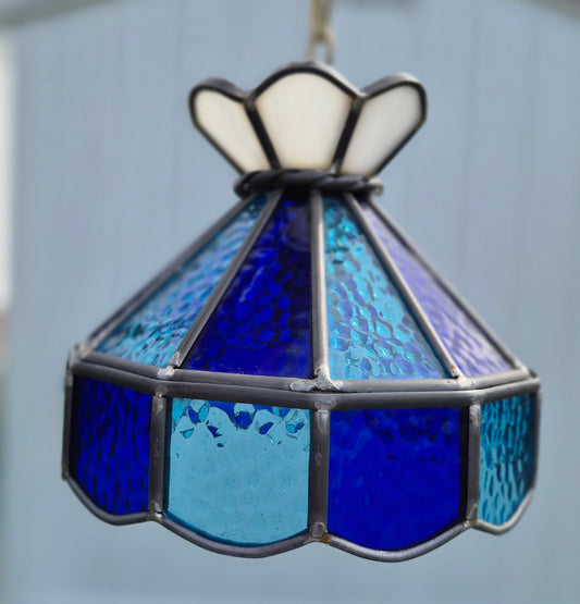 Swag Stained Glass Ceiling Light
