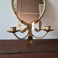 *Sold* Heart Wall Mirror Candle Sconces