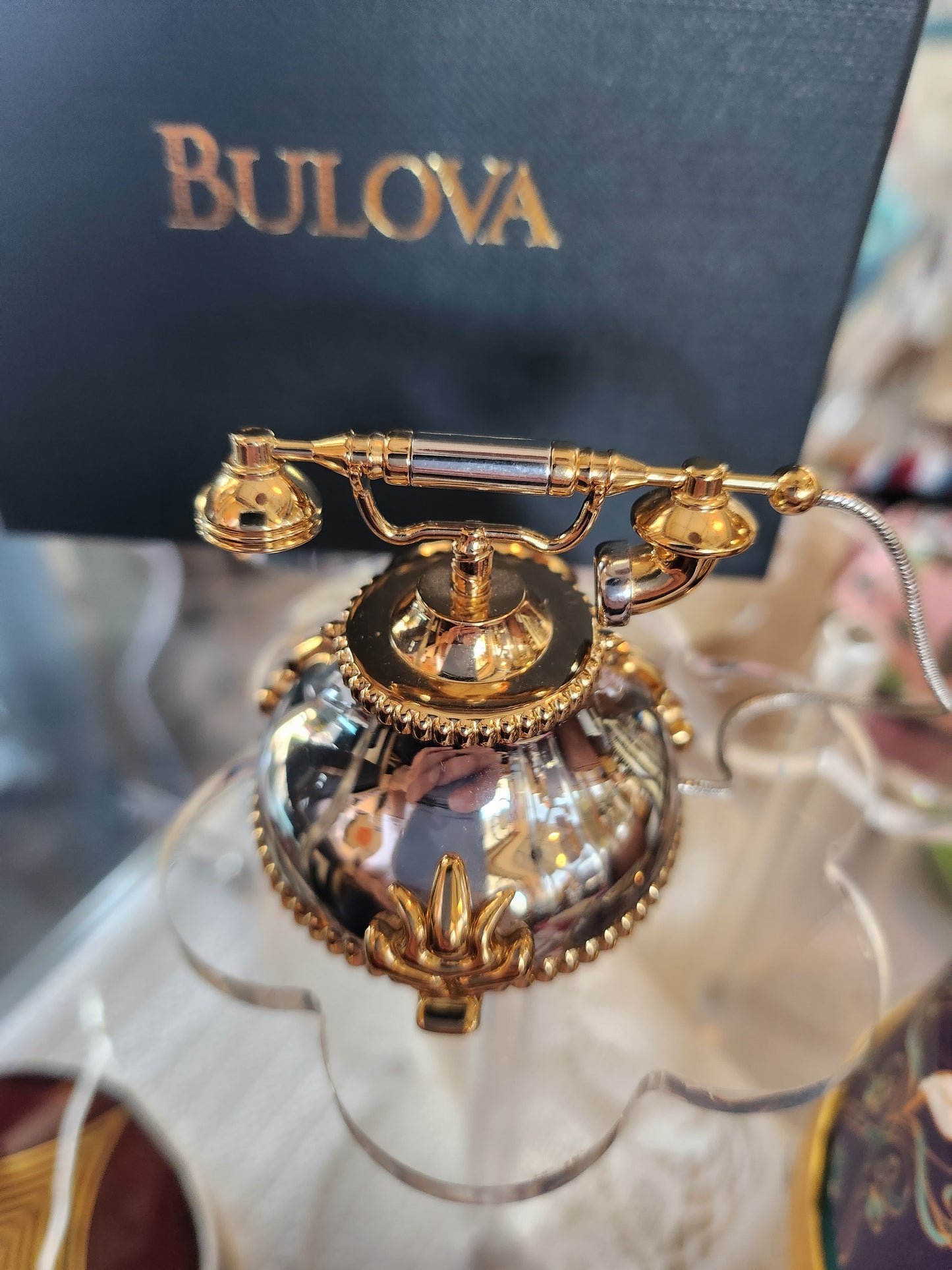 Bulova Mini Antique Replica Phone