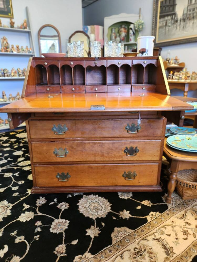 Cherry Antique 1800's Slant Drop Front Desk - *Local Pick up Only in Clarence NY*