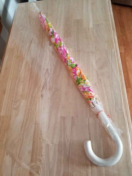 Vintage Floral Umbrella