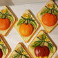 Vintage Fruit Chalkware Kitchen Wall Decor