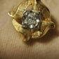 14K Gold Diamond Pinwheel Earrings