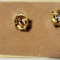 14K Gold Diamond Pinwheel Earrings