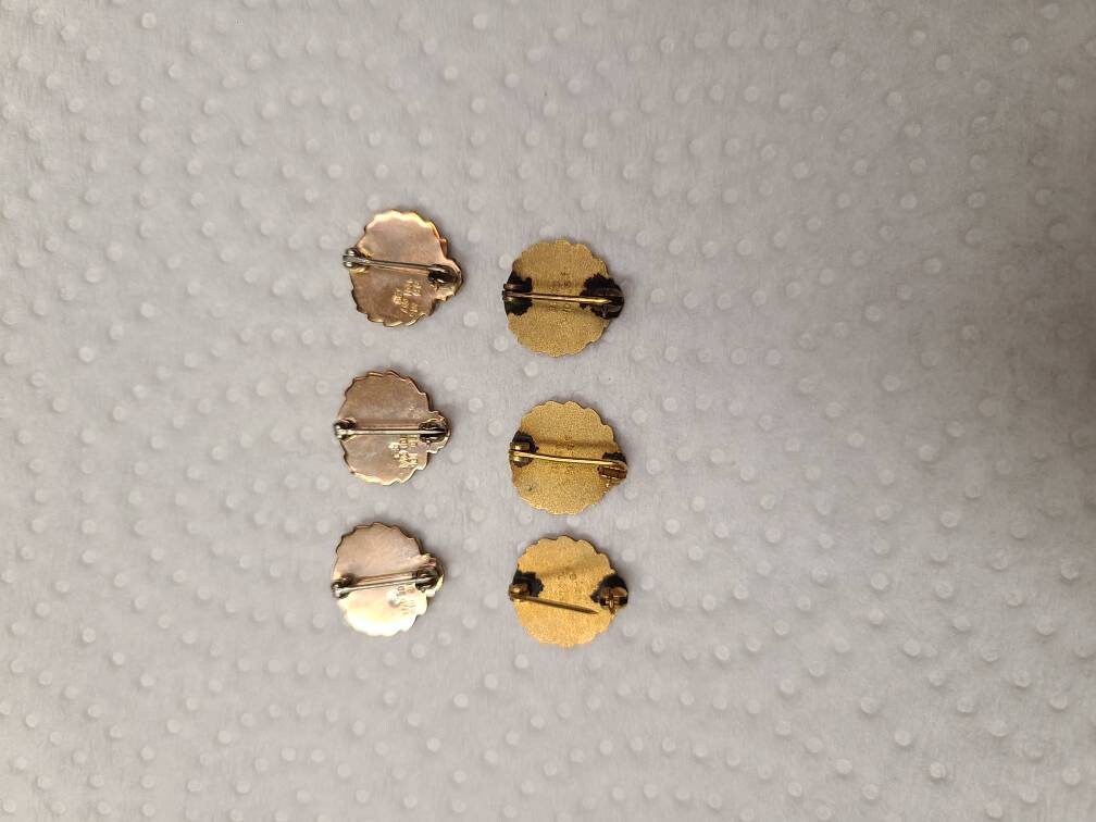 Vintage Symington Wayne Gold Filled Employee Service Pins