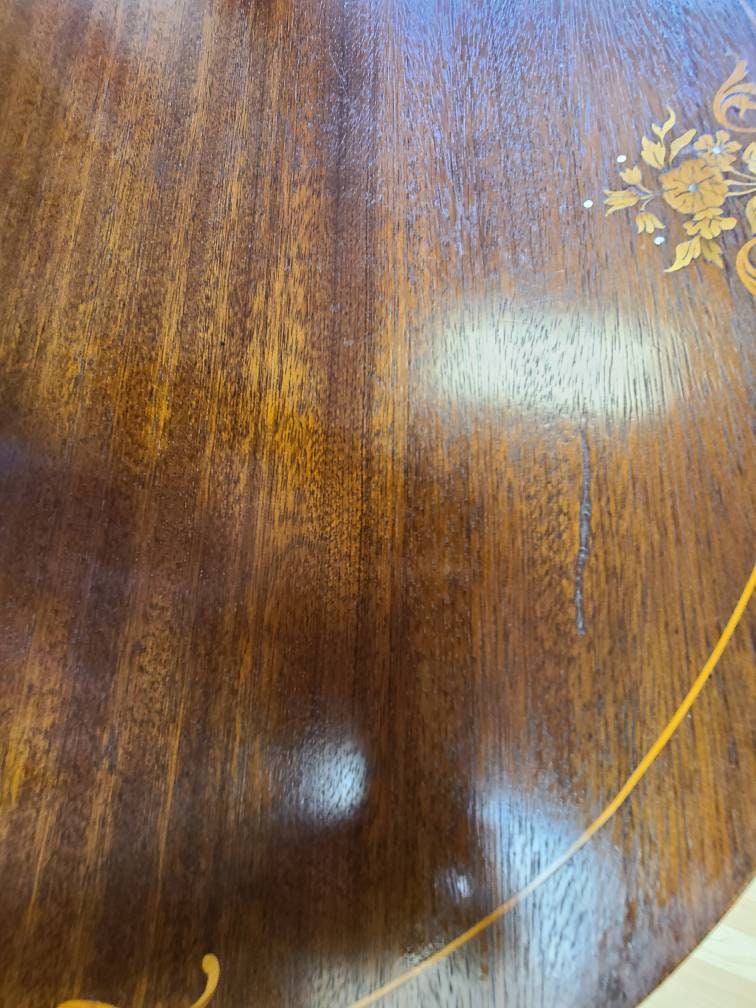 Gorgeous Mahogany Inlaid Tilt Pie Table *Local Pickup Only* - Clarence, NY