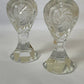 Belfor Cut Lead Crystal Tall Salt and Pepper Shakers