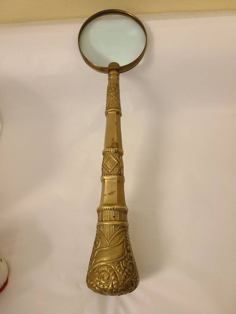 Vintage Ornate Hand Magnifier