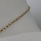 Vintage 14K Yellow Gold Rope Chain