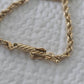 Vintage 14K Yellow Gold Rope Chain
