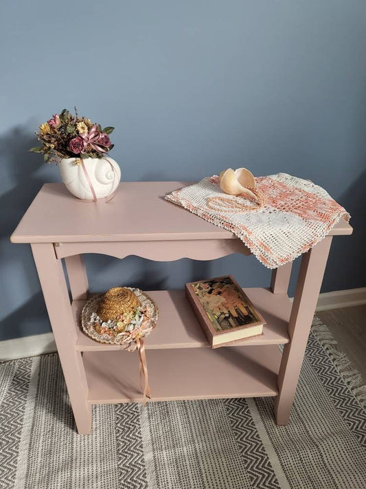 Shabby Chic 3 Shelf Accent Table - Local Pickup Only in Akron, NY