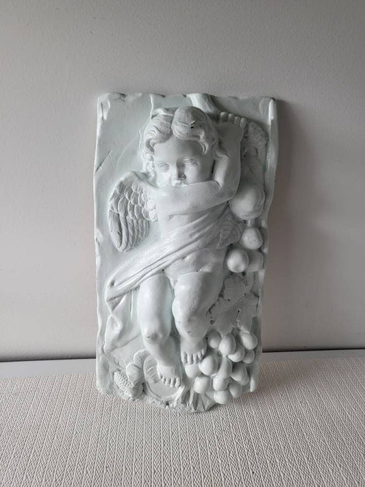 Cherub Angel Wall Decor by Hen Feathers