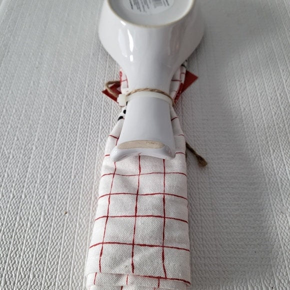 Strawberry Spoon Rest and Tea Towel Set