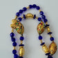 Murano Gold Foil and Bead Necklace