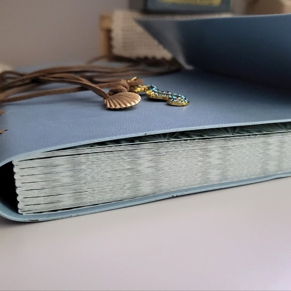 Sea Blue Leatherette Journal