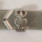 Sarah Coventry Mesh Owl Bracelet