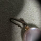 Vintage, 14K Yellow Gold Station Tube Necklace with Coin Pearls and 14K Filigree Clasp